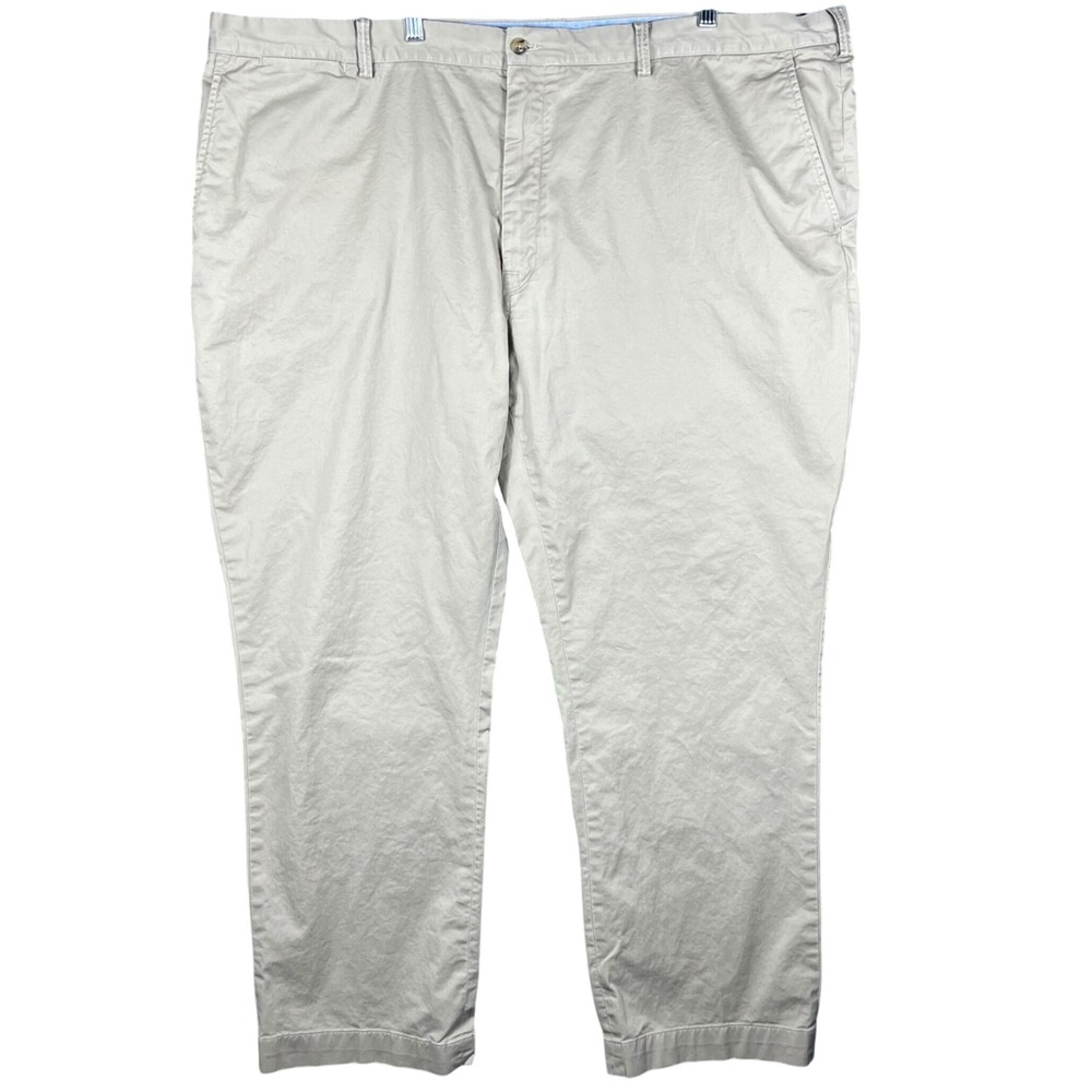 Polo Ralph Lauren Chino Pants‎ Mens 50 Khaki Stretch Classic Fit Cotton Twill